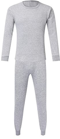 Mens Frühling Winter Mode einfache einfarbige Dicke thermische Unterwäsche Set Leggings Bodenbildung Hemd Kleidung Hosen Reitbekleidung Western Herren