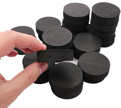 JIHUOO 100 Pcs 30mm Foam Flower Pot Feet Mats Planter Pot Feet Pads Gardening Pot Feet Outdoor Plant Pot Feet Lifters Indoor Flower Pot Feet Risers Garden Plant Pot Supports