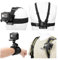 K&F Concept 4-in-1 Adjustable Chest Strap, Head mount, 360° Rotating Wrist Band, Backpack Clip, with Phone Holder, Quick Release Compatible with Gopro AKASO Insta DJI osmo Action Cameras Accessories