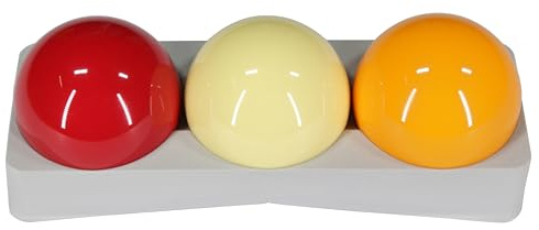 ASKA Juego de bolas de billar Carom de 61,5 mm, bolas profesionales de grado A, acabado brillante, superficie de estilo fenólico duradero
