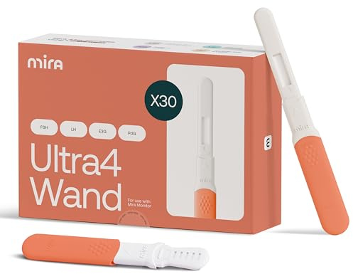 Mira Fertility Ultra4 Test Wands for Ovulation Confirmation, 30 Count