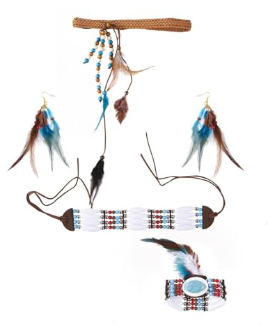 P'tit Clown - Set Bijoux Déguisement Femme - Parfait pour Compléter votre Tenue Carnaval, Fête Costumée