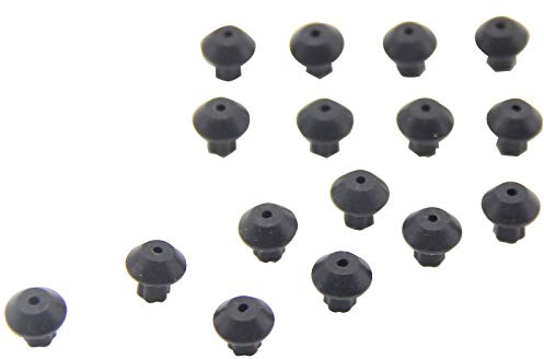 WB2K101, WB02K0101, 247410 WB02T10461, AP2622260, PS241358 Rubber Feet Replacement for GE Hotpoint Kenmore Range Burner Grate, High Temp Resistant Silicone Rubber Bumper Pads 16Pack