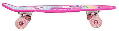Skateboard per bambini Ragazza Ragazzo Adolescente Adulto,Mini Skateboard con Ruote in PU, completo da 59 x 15 x 11 cm con cuscinetti a sfera ABEC-7