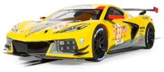 Scalextric C4558 1:32 Chevrolet Corvette C8 R 24h LM23 HD - Slotcar, Rennbahn, Auto für Rennbahn, Rennbahnauto, Rennbahn für Kinder, Kinderspielzeug, Zubehör für Kinderrennbahnen