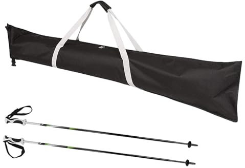 Eoixuqba Ski Tragetasche - 185 * 33 cm Tasche Für Skistöcke,Skisack Für Ski,Verstellbare Skitaschen Aus Wasserdichter Stoff,Skisack Für 1 Paar Ski Und Stöcke,Ski-Aufbewahrungstasche Für Schneereisen