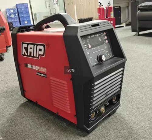 Huamengyuan TIG Welder AC/DC 200Amp with Pulse, Aluminum TIG Welder 140A/220V TIG Welder with Square/Triangular Wave/Stick/MMA/Spot MultiProcess Welding Machine（TIG200PACDC 19101401002）