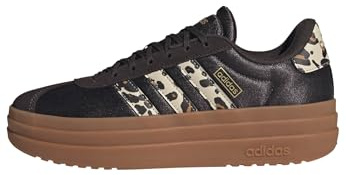 adidas Women's VL Court Bold Shoes, Aurora Coffee/Crystal Linen/Matte Gold, 6 UK