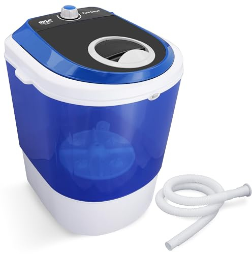 Electric Small Portable Compact Washer, Washing Machine | for Dorms, College Rooms, RV Camping, (PUCWM11)