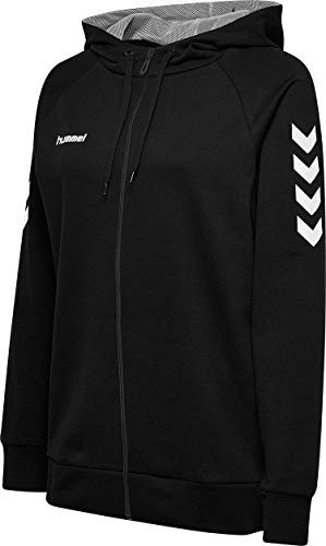 hummel Cotton Kapuzenjacke Damen F9158 Schwarz, XS Damen