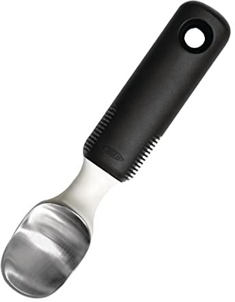 OXO Good Grips 11295200 Ice Cream Scoop, Stainless Steel, Black