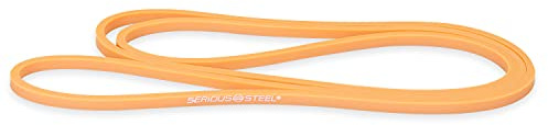 Serious Steel Fitness 32 Orange Resistance Training Bands (Great for Individuals Under 5'10 (70) Tall) - #0 Orange