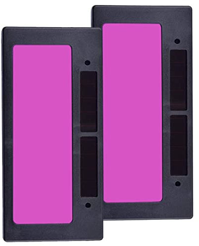 2Pcs Lunettes de Soudure Lentille de Casque de Soudage ACL Batterie Solaire Durable Masque de Soudage Lentille pour Masque de Soudage à Gradation Automatique Solaire Soudage Électrique(2PCS)