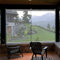 FUFU Seitenzug- & Springrollos Transparentes Vinyl-Rollo-Rollo,für Pergola-Außenterrasse，95/115/135/155cm breit,Regendichter Vorhang für Kunststofffenster mit(Size:135cm×260cm(53×102.3))