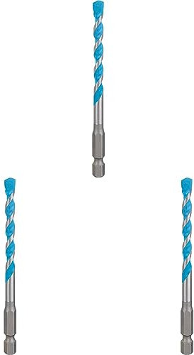 Bosch Professional 1x Expert HEX-9 MultiConstruction Bohrer (für Beton, Ø 6,00x100 mm, Zubehör Schlagbohrmaschine) (Packung mit 3)