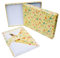 Papeteria - Design Briefkarten Set inkl. Briefbox „Florianne“ 20 Bögen Briefpapier DIN A5, 16x DIN C6 Brief-Kuverts & edler Kugelschreiber - Schönes Geschenkset mit Dekorpapier & Blumen-Muster