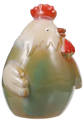 VILLFUL Hühnerförmige Spardose Aus Weißer Keramik - Kinderfreundliches Sparschwein - Geldbank Sparende Büchsen Attraktiver Büro Und Wohnraum Schmuck Perfektes Für Kinder