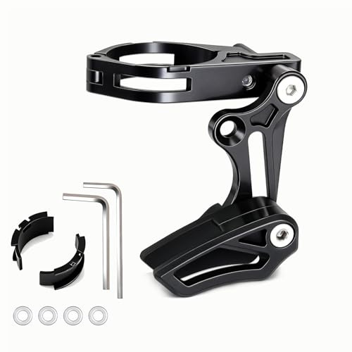 Cykelkedjeguide, direkt montering kedjebladskydd med Bash Guard, kedjeskydd av aluminiumlegering för racercyklar, mountainbikes, BMX-, fixie- och MTB-cyklar
