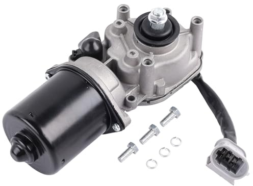 Flydida Moteur d'essuie-glace avant 5 broches OE# 7701050898 7701044526 Compatible avec Master 2 Van, Plate-forme/Châssis, Minibus Moteur d'essuie-glace pour direction à droite Moteur d'essuie-glace