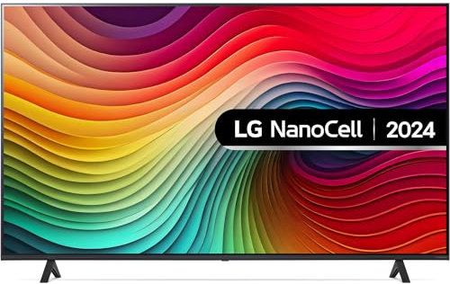 LG 65NANO81T6A 65-Inch Nanocell AI 4K UHD Smart TV, (α5 AI Processor Gen7, Freeview Play and Amazon Alexa, 60Hz), Ashed Blue [Model 2024]