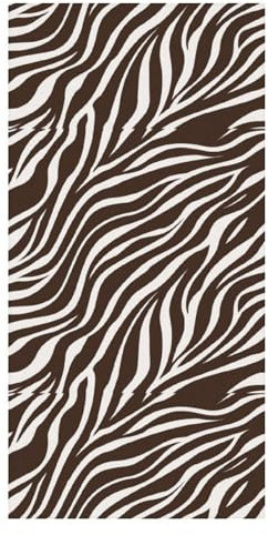 MNKTC Badetuch, Zebramuster, bedruckt, Strandtücher, übergroße Handtücher für Strand, Badezimmer, Fitnessstudio, Spa, Yoga, 160 x 80 cm