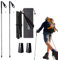 OKHEALING Trekking Poles 【ultralight 】Carbon Fiber 5 Sections, Set of 2, Hiking Poles Mountaineering Equipment Walk Cap Moisture Wicking with Storage Bag,Unisex (130cm)