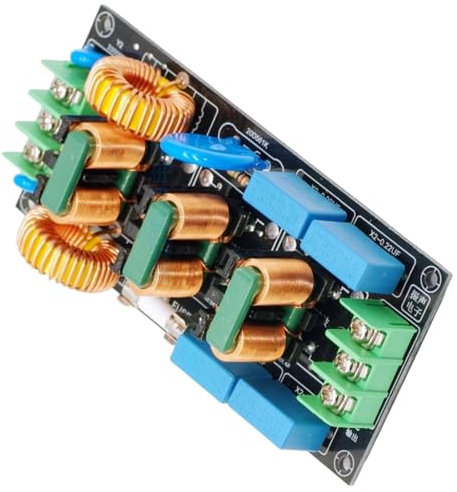 4 Stage EMIs Filter Module 220V Power Supply Sound Noise Reductions For Professional Sound Equipment Home Theater Power Lines Conditioner