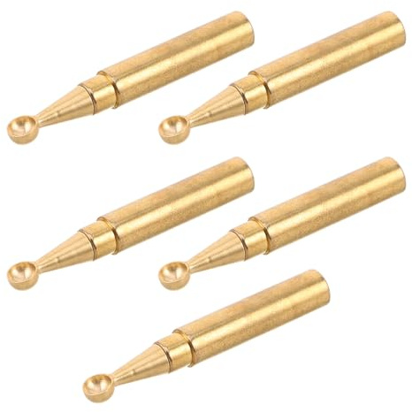 EXHUMKY 5 Sets High Impedance Soldering Pen Spoon Tips Replacement for Welding and Pyrography, Quick Heating Wax Spoon Tool Tips for Temperature Control Soldering Accessories