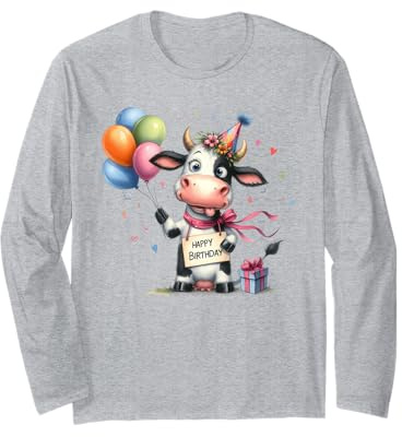 Palloncini con Cappello a Forma di Mucca per Compleanno Maglia a Manica