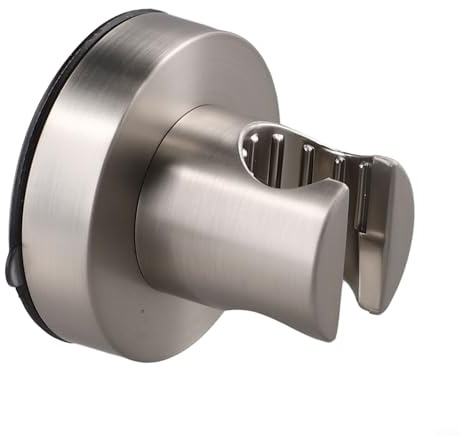 Support de mandrin de douche avec construction en ABS et forte aspiration pour un réglage et un déplacement fréquents (brossé)