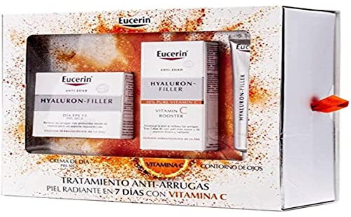 Eucerin Eucerin Hyaluron Filler Crema Piel Seca 50Ml + Contorno De Ojo + Vitamina C 50 ml