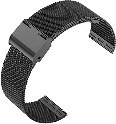 Lahviuu Metall klockarmband, smart klocka män, rostfritt stål armband snabbkoppling klockarmband för män och kvinnor smartklocka och traditionell klocka