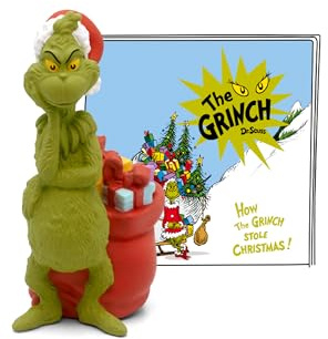 Tonies Grinch Audio Toy Figurine from How The Grinch Stole Christmas by Dr. Seuss