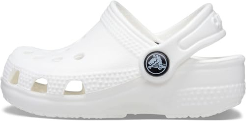 Crocs Unisexe Enfant Littles Clog Sabots, White, 17/19 EU