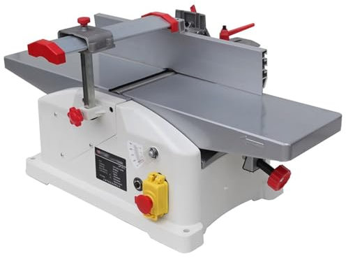 Ensambladora de sobremesa portátil de 1280 W, cepilladoras eléctricas de sobremesa, Doble Hoja, Ancho de Cepillado 152 mm, Velocidad del Editor de Cuchillas 9000 RPM, para cepillad