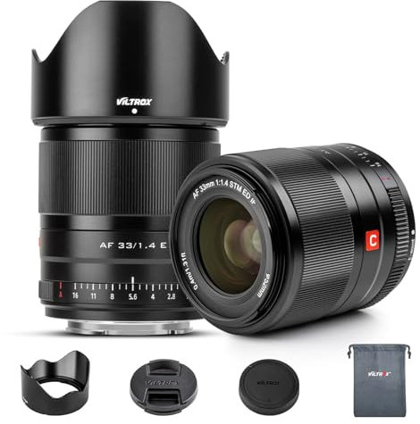 VILTROX AF 33mm F1.4 APS-C E Mount Autofocus Lenses for Sony E Mount Camera Lenses Compatible with Sony A6500 A6300 A6000 A6400 A6100 A5100 A6600 A7 A7R A7C A7II A7RII A7SIII A7III A7RIII A7RIV A9