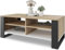 Meble Pitus Couchtisch - Wohnzimmertisch Modern - Couchtisch mit Stauraum 90 x 50 x 50cm - Tisch für Wohnzimmer - Sonoma-Eiche
