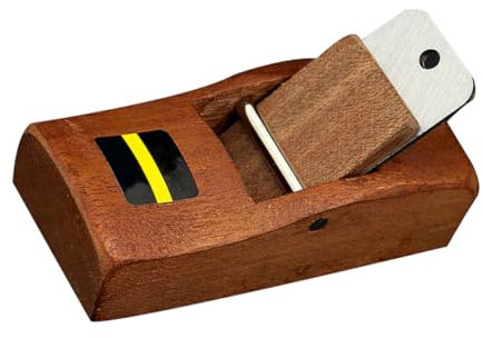 Operitacx Raboteuse à Miniature Outil de Bricolage Pratique Fabriquée en Plastique Solide sans Poignée Débutants 1 Pièce