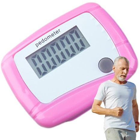 Youngwier Contapassi Semplice | Contatore Passi Preciso,Strumento Fitness con Display Digitale per Attività Sportive all'Aperto come Corsa Jogging Trekking e Donne