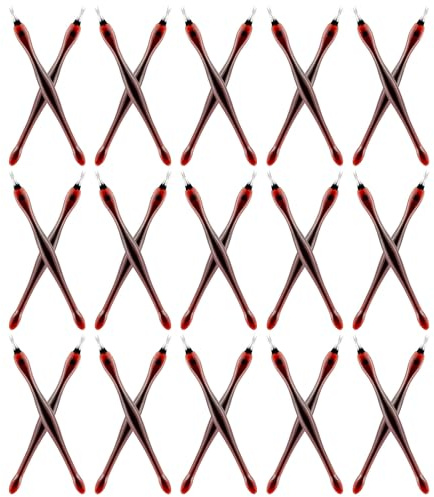 KICHOUSE Set 40 Pezzi Coltelli per Cuticole in Acciaio Inossidabile Manico Antiscivolo per Uso Professionale e Domestico, per Manicure e Pedicure