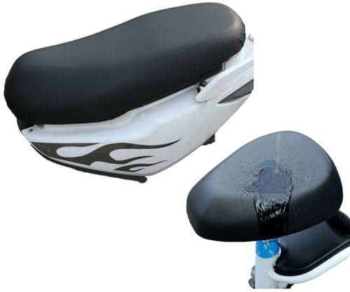 HanZhiQiang Universal Waterproof Motorcycle Bike Motorbike Bicyle Scooter Moped Leather Seat Cover Seat Seat Protector for Motorcycle Scooter Bicycle Bike Seat