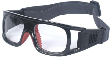 Zdprkqzvz Fascia regolabile Occhiali leggeri Sport Occhiali resistenti per ciclismo Calcio Basket