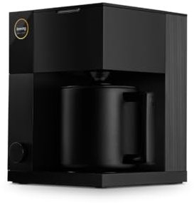 Fellow Aiden Präzisions-Kaffeemaschine - Thermoskaraffe für 10 Tassen, integrierte Brühhilfe, Terminplanung, abnehmbarer Wassertank, Mattschwarz