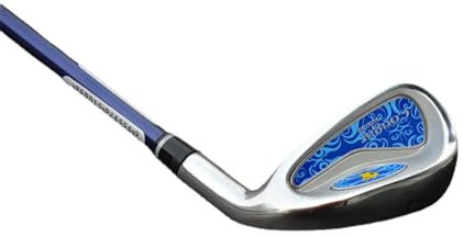 Kids Golf Iron Single - #7 Junior Golf Training Iron Club for Children Boys Girls Golf Sports with Right Handed Options (age 3-5,with graphite(blue))