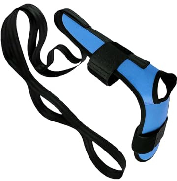 Cinturón elástico de yoga con bucles, estirador de pies y pantorrillas, banda de estiramiento de isquiotibiales y fascias para flexibilidad, fuerza, ejercicio corporal, entrenamiento de fitness