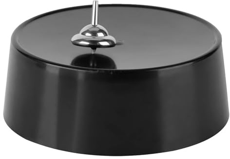 Fafeicy Gyroscope à Toupie Magnétique, Jouet à Mouvement Perpétuel à Piles avec Rotation Longue Durée, Conception Compacte en Métal ABS pour Cadeaux de Décoration d'intérieur pour Enfants