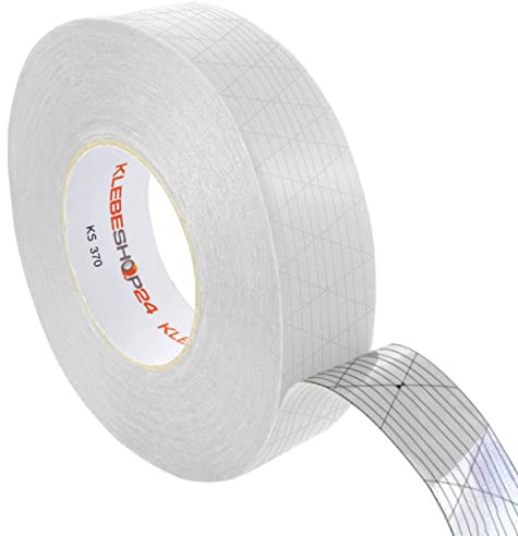 KLEBESHOP24 Skirting Boards | Extra Strong Mounting Tape Double-Sided Extra Strong Adhesive Tape 50 m Width can be selected | Glue Adhesive for Skirting Boards, Carpets and | Skirting Boards/