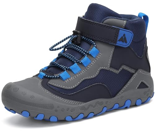 Mishansha Vandringsskor för barn halkfria sneakers 24–38, Marinblå, 36 EU