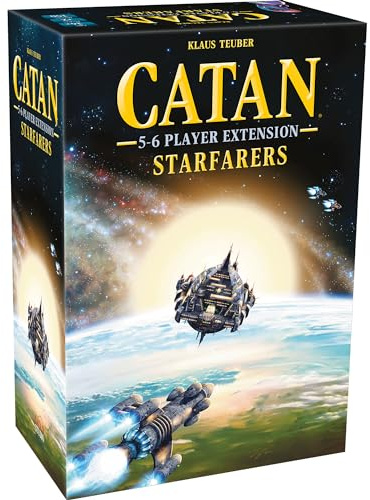 CATAN, Catan Starfarers 5 & 6 Player, Board Game Extension, Ages 14+, 3-6 Players, 120 Minutes Minutes Playing Time