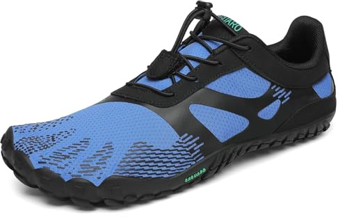SAGUARO Unisex barfotaskor, utomhus, rutschfria minimalistiska för vardag, träning, promenader, resor, storlek 36–48, 43 EU